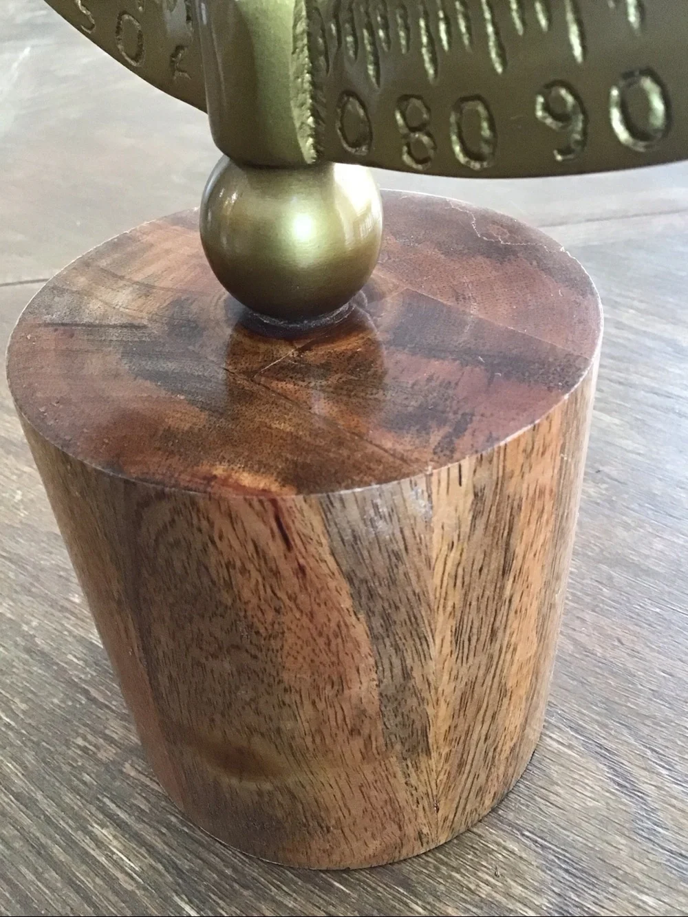 World desktop Globe On Wooden Base from India